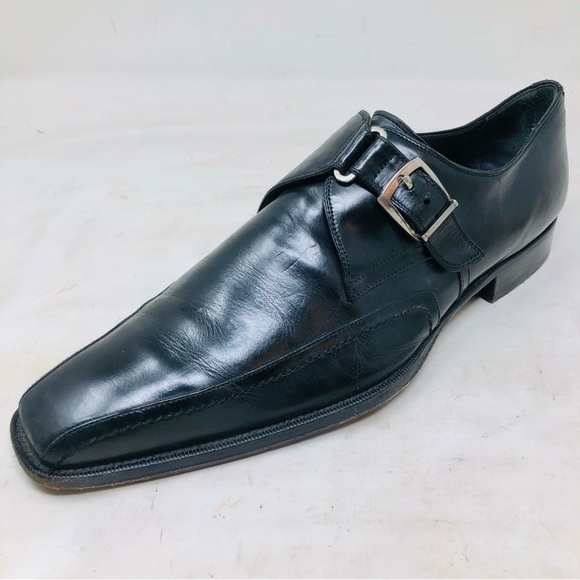 Mezlan De Angelis Monk Strap Oxford Loafers - Picture 2 of 12